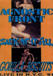 Live in New York Agnostic Front Sick of It All Gorilla Biscuits
